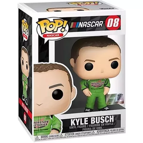 Funko Pop! Kyle Busch #08 Interstate Batteries NASCAR Box