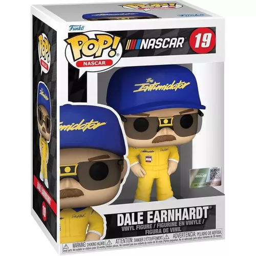 Funko Pop! Dale Earnhardt #19 Yellow The Intimidator Box