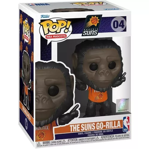 Funko Pop! The Suns Go-Rilla #04 Phoenix Suns NBA Mascots Box