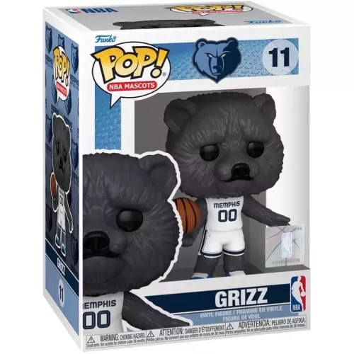 Funko Pop! Grizz #11 Memphis Grizzlies NBA Mascots Box
