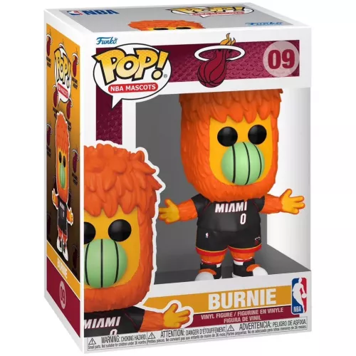Funko Pop! Burnie #09 Miami NBA Mascots Vinyl Figure Box