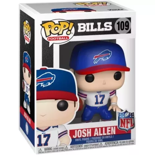Funko Pop! Josh Allen #109 Buffalo Bills NFL Vinyl Figure Box