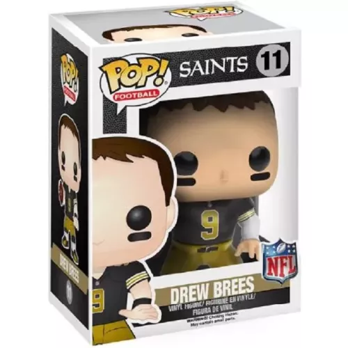 Funko Pop! Drew Brees #11 Throwback New Orleans Saints Box