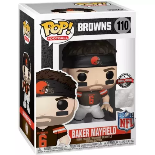 Funko Pop! Baker Mayfield #110 Home Cleveland Browns Box