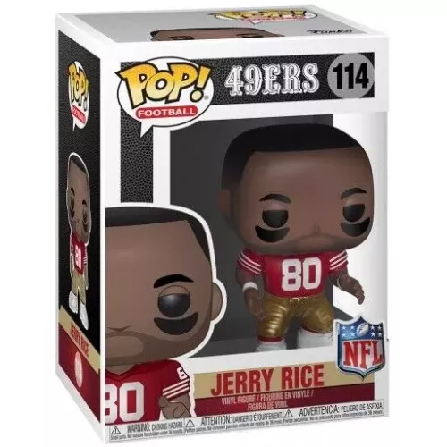 Funko Pop! Jerry Rice #114 NFL Legends San Francisco 49ers Box