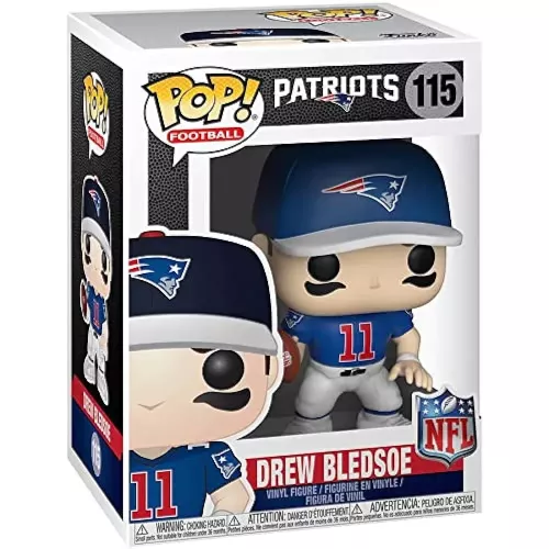 Funko Pop! Drew Bledsoe #115 NFL Legends New England Patriots Box