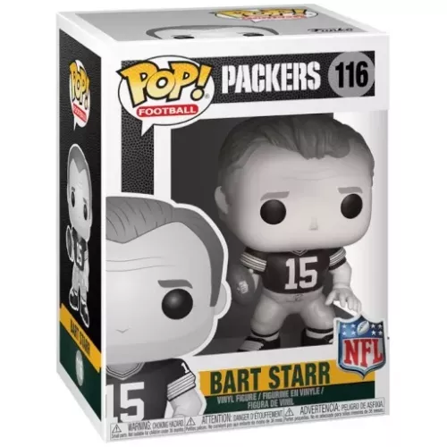 Funko Pop! Bart Starr #116 NFL Legends Black and White Box