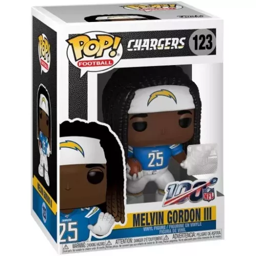 Funko Pop! Melvin Gordon #123 San Diego Chargers NFL Box