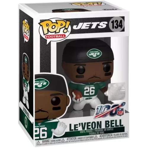 Funko Pop! Le'Veon Bell #134 New York Jets NFL Vinyl Figure Box
