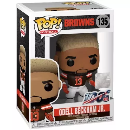 Funko Pop! Odell Beckham Jr. #135 Cleveland Browns Box