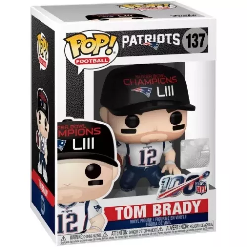 Funko Pop! Tom Brady #137 Super Bowl LIII Champions Box