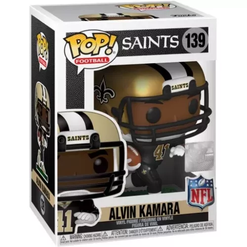 Funko Pop! Alvin Kamara #139 New Orleans Saints NFL Box