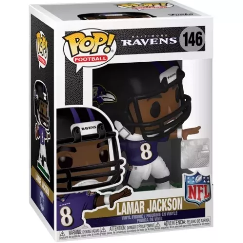 Funko Pop! Lamar Jackson #146 Baltimore Ravens NFL Box