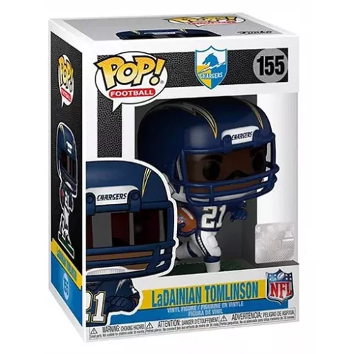 Funko Pop! LaDainian Tomlinson #155 NFL Legends Los Angeles Chargers Box