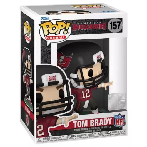 Funko Pop! Tom Brady #157 Home Tampa Bay Buccaneers Box