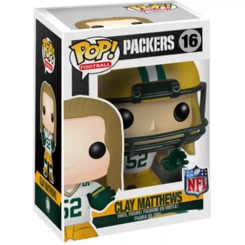 Funko Pop! Clay Matthews #16 Green Bay Packers NFL Box