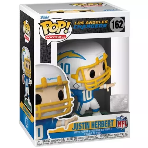 Funko Pop! Justin Herbert #162 Home Los Angeles Chargers Box