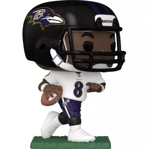 Funko Pop! Lamar Jackson #175 White Jersey Baltimore Ravens
