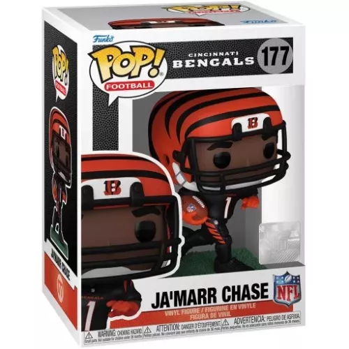 Funko Pop! Ja'Marr Chase #177 Cincinnati Bengals NFL Box
