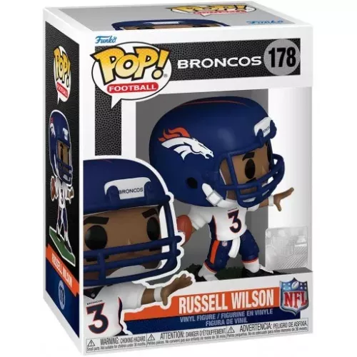 Funko Pop! Russell Wilson #178 Denver Broncos NFL Vinyl Figure Box