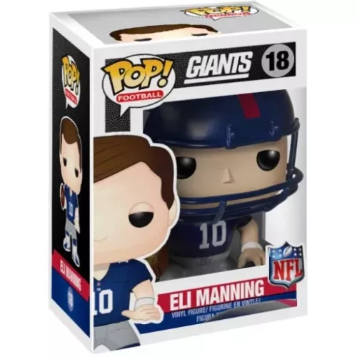 Funko Pop! Eli Manning #18 New York Giants NFL Vinyl Figure Box