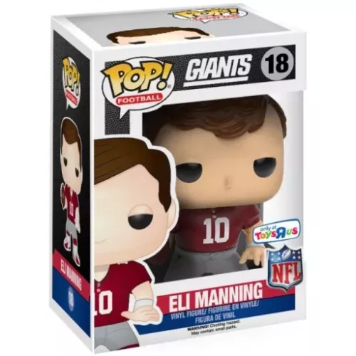 Funko Pop! Eli Manning #18 Throwback New York Giants Box