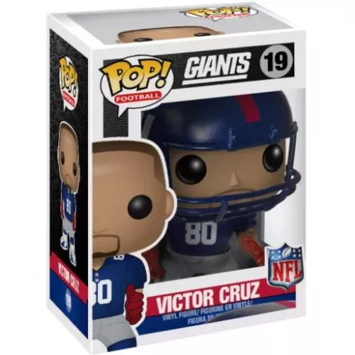 Funko Pop! Victor Cruz #19 New York Giants NFL Vinyl Figure Box