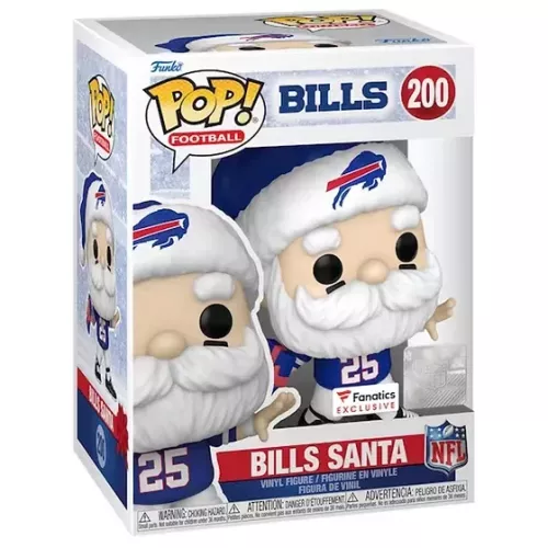 Funko Pop! Bills Santa #200 Buffalo Bills NFL Vinyl Figure Box