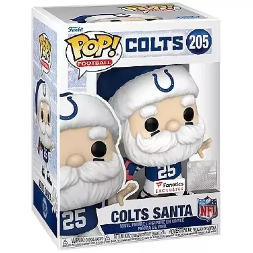 Funko Pop! Colts Santa #205 Indianapolis Colts NFL Box