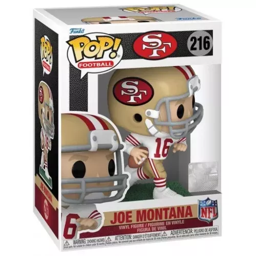 Funko Pop! Joe Montana #216 NFL Legends San Francisco 49ers Box