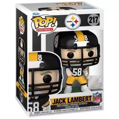 Funko Pop! Jack Lambert #217 NFL Legends Pittsburgh Steelers Box