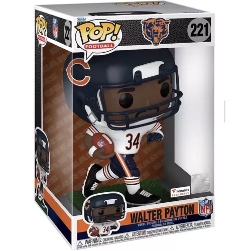 Funko Pop! Walter Payton #221 10 Inch Chicago Bears Box