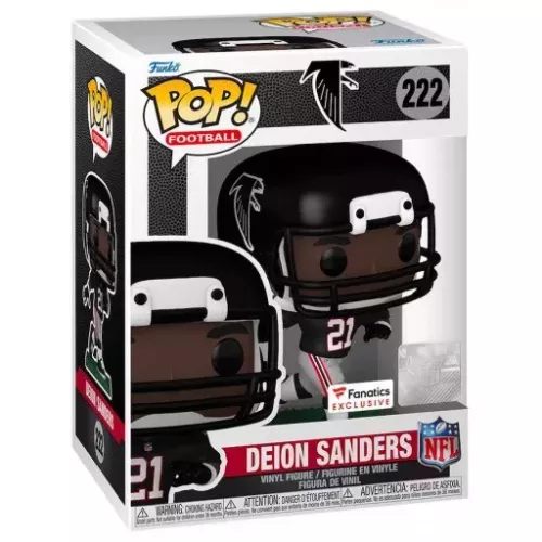 Funko Pop! Deion Sanders #222 Atlanta Falcons NFL Vinyl Figure Box