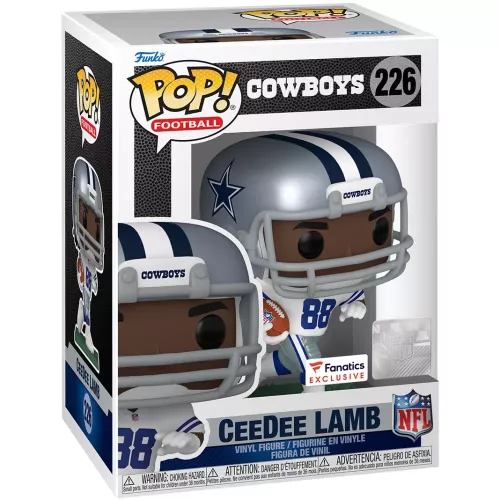Funko Pop! CeeDee Lamb #226 Dallas Cowboys NFL Vinyl Figure Box