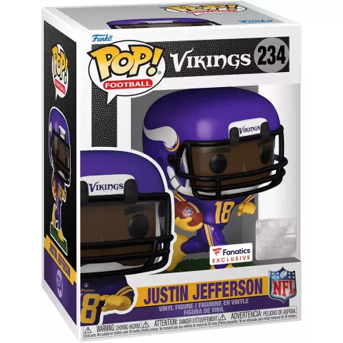 Funko Pop! Justin Jefferson #234 Minnesota Vikings Box