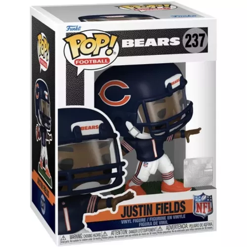 Funko Pop! Justin Fields #237 Chicago Bears NFL Vinyl Figure Box