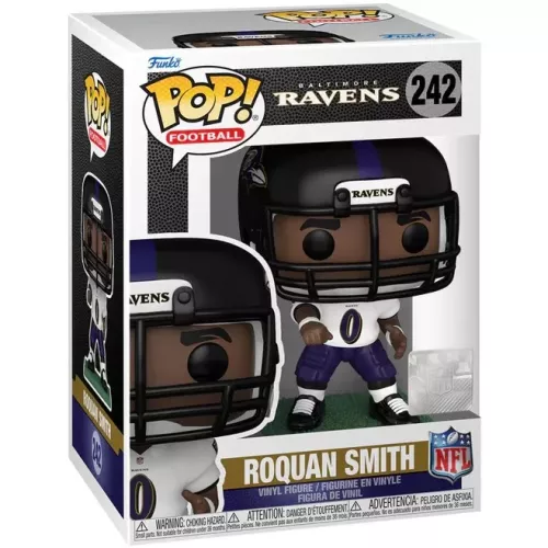 Funko Pop! Roquan Smith #242 Baltimore Ravens NFL Vinyl Figure Box