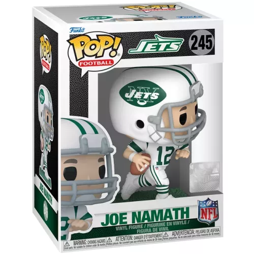 Funko Pop! Joe Namath #245 New York Jets NFL Vinyl Figure Box
