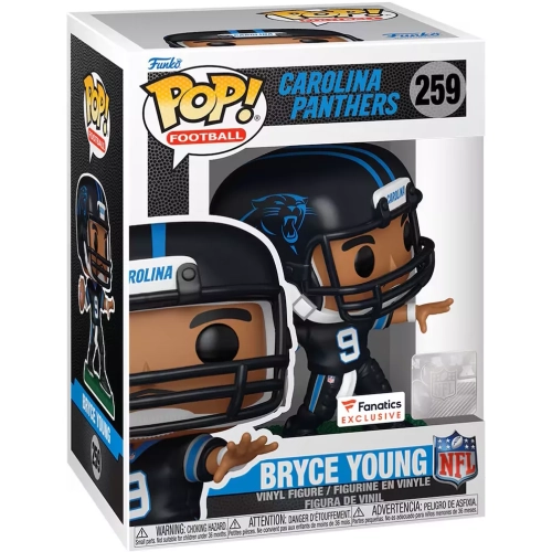 Funko Pop! Bryce Young #259 Carolina Panthers NFL Vinyl Figure Box