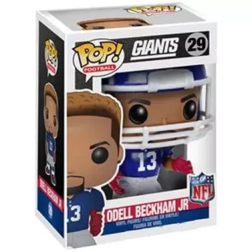 Funko Pop! Odell Beckham Jr #29 Blue Jersey New York Giants Box