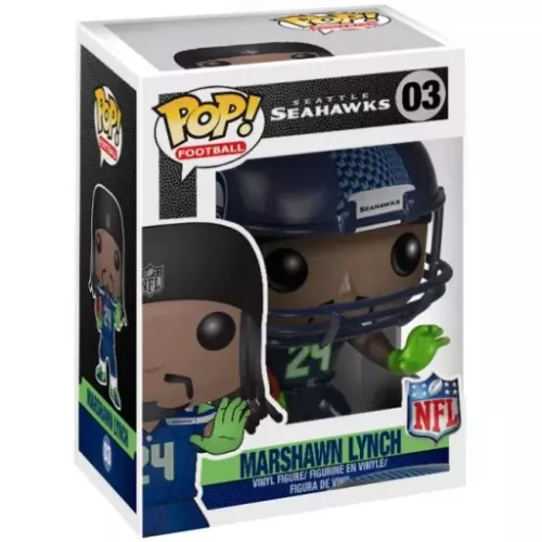 Funko Pop! Marshawn Lynch #03 Seattle Seahawks NFL Box