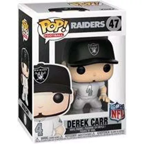 Funko Pop! Derek Carr #47 Alternate Jersey Las Vegas Raiders Box