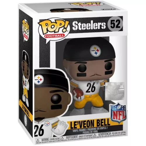 Funko Pop! Le'Veon Bell #52 White Jersey Pittsburgh Steelers Box