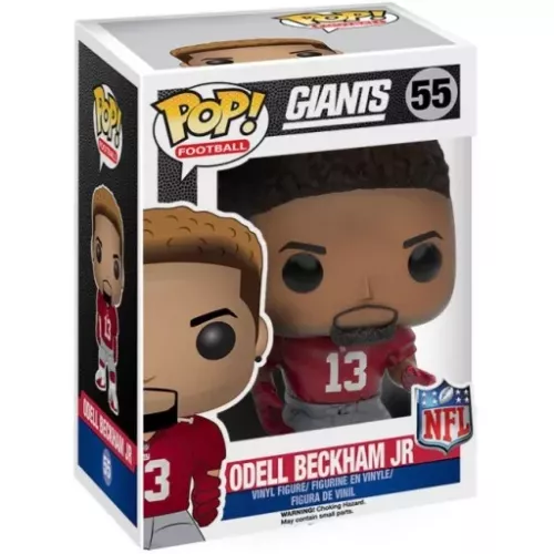 Funko Pop! Odell Beckham Jr. #55 Red Jersey New York Giants Box