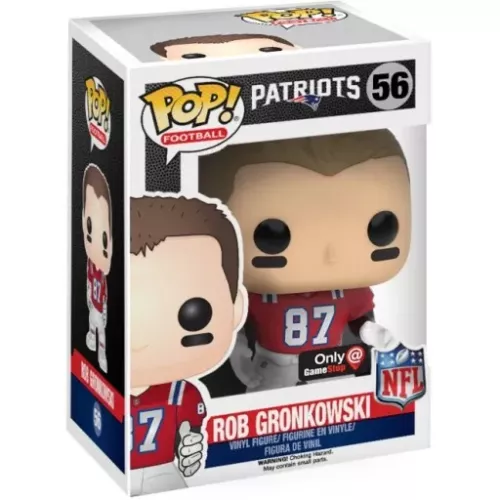 Funko Pop! Rob Gronkowski #56 Red Jersey New England Patriots Box