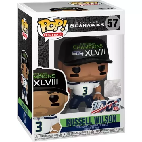 Funko Pop! Russell Wilson #57 Superbowl Seattle Seahawks Box