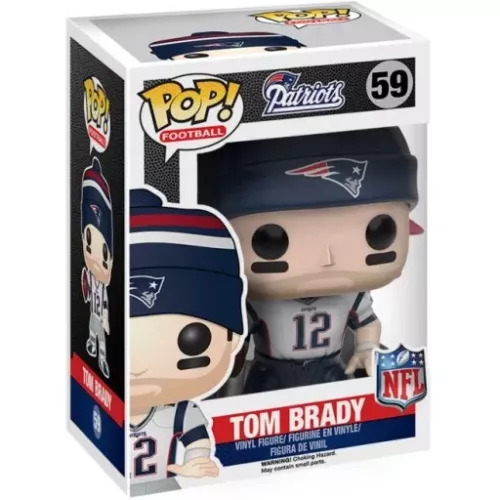 Funko Pop! Tom Brady #59 New England Patriots NFL Vinyl Figure Box