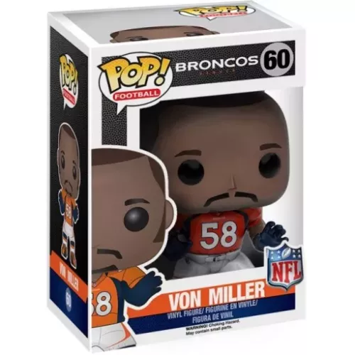 Funko Pop! Von Miller #60 Denver Broncos NFL Vinyl Figure Box