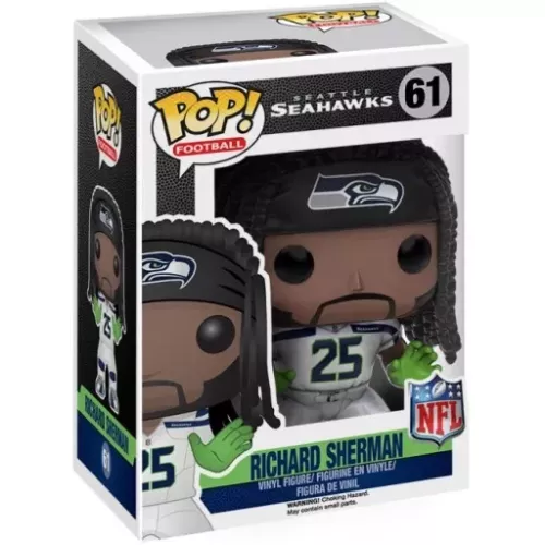 Funko Pop! Richard Sherman #61 Seattle Seahawks NFL Box