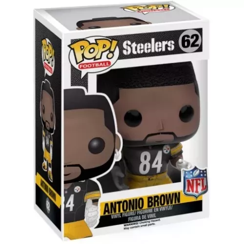 Funko Pop! Antonio Brown #62 Pittsburgh Steelers NFL Box